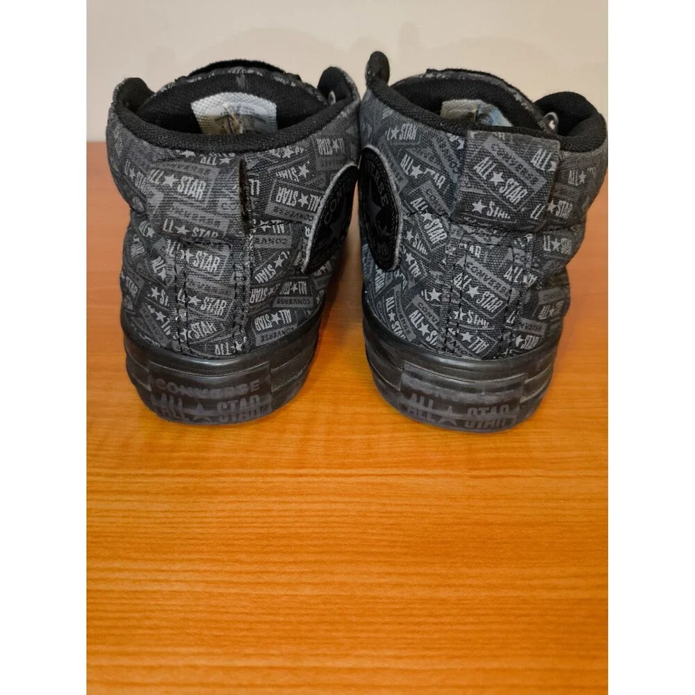 Boys Converse Grade School Chuck Taylor All Star Skater Shoes 4Y Mid Tops Logo